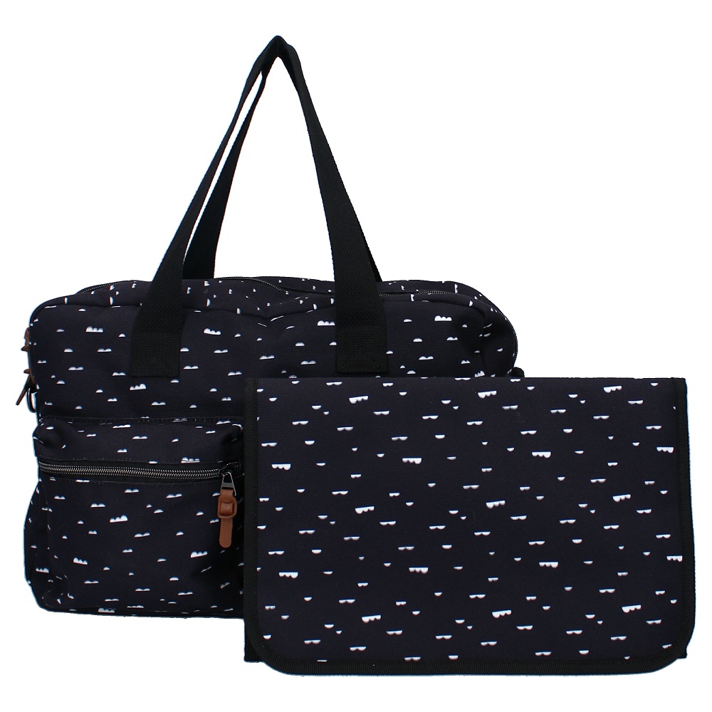 Diaper bag Kidzroom Care Kind at Heart Black