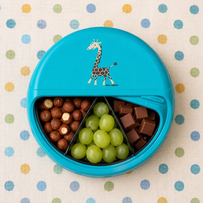 Snack Box for Kids - Carl Oscar Blue Giraffe