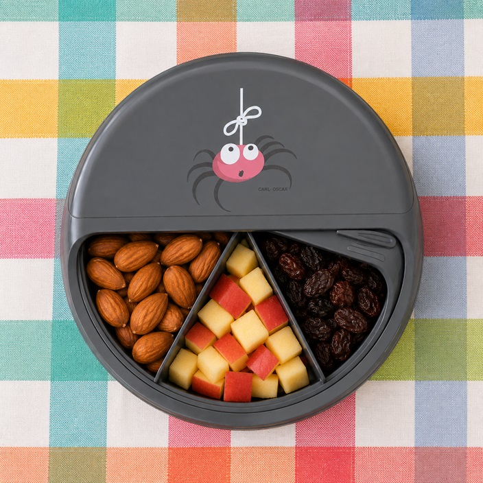 Snack Box for Kids - Carl Oscar Grey Spider