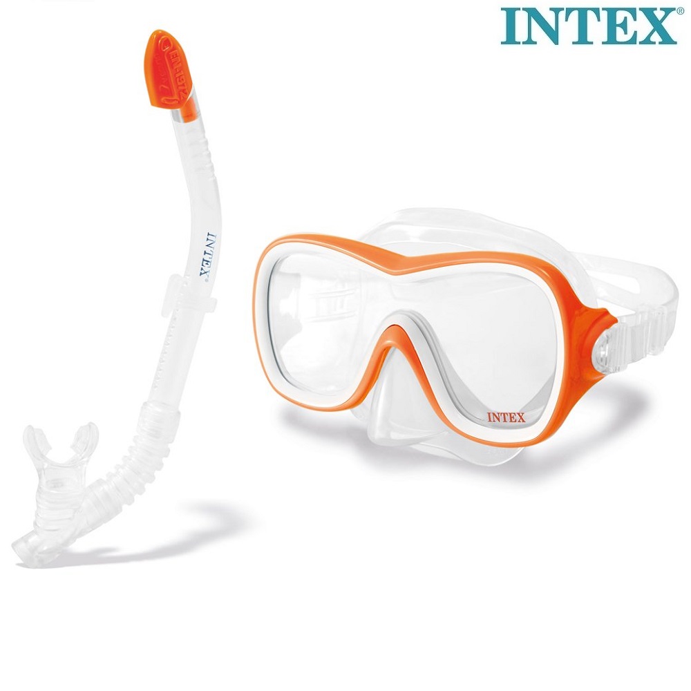 Kids' snorkel set Intex Orange