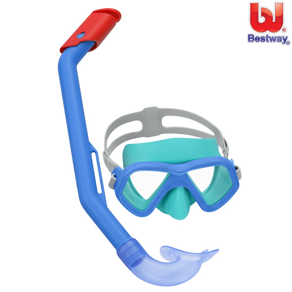 Kids' Swim Mask and Snorkel - Bestway Dominator Blue