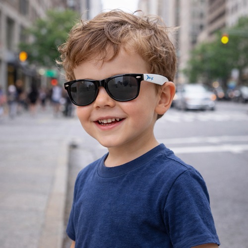 Children's Sunglasses - JBanz Dual Black & White
