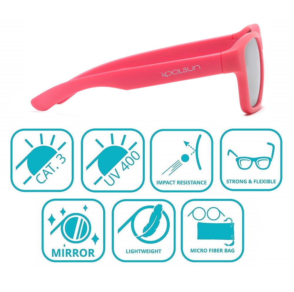Sunglasses for kids Koolsun Aspen Camellia Rose