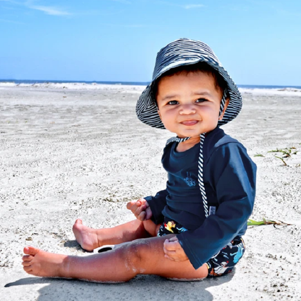 Sun hat for children Iplay Navy Pinestripe