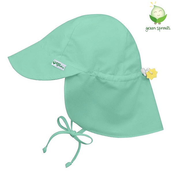 Sun cap for children Green Sprouts Seafoam