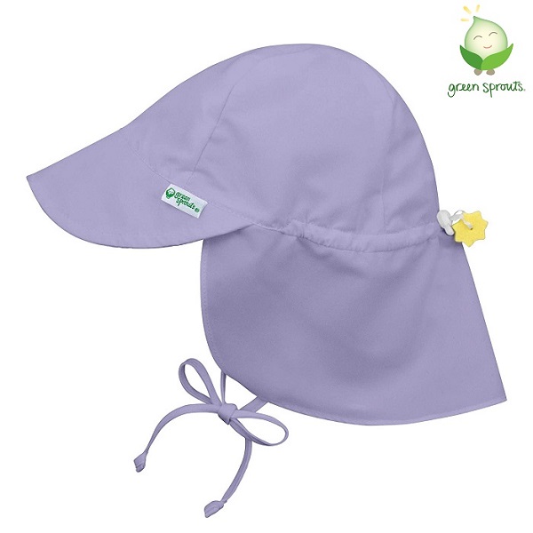 Sun cap for children Green Sprouts Lilac