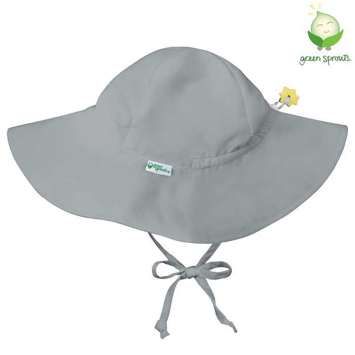 Children's sun hat Green Sprouts Grey