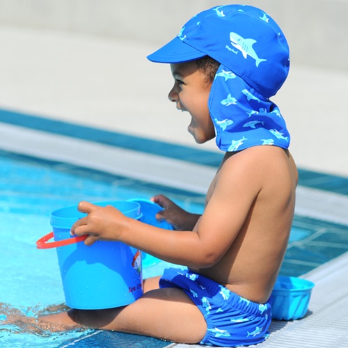 Sun Cap for Children - Playshoes Shark
