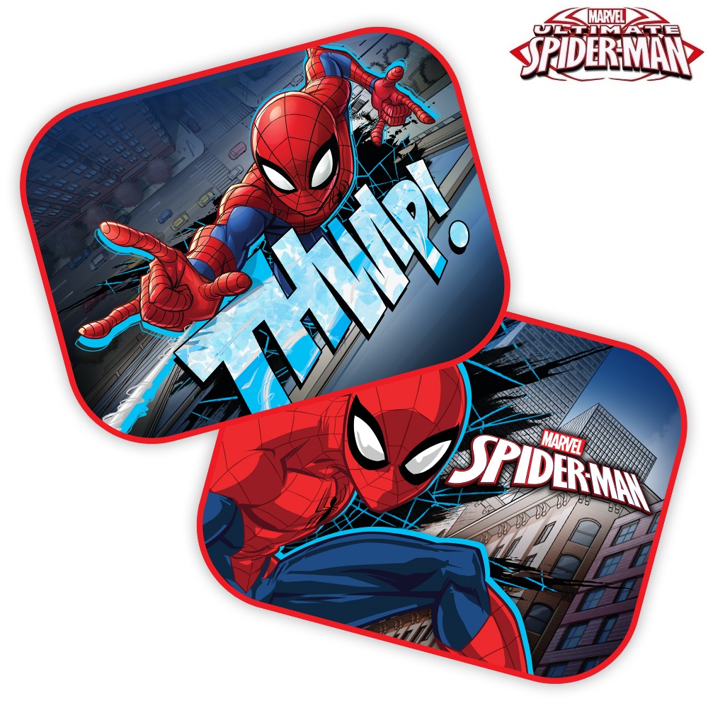 Car sunshade Seven Spiderman