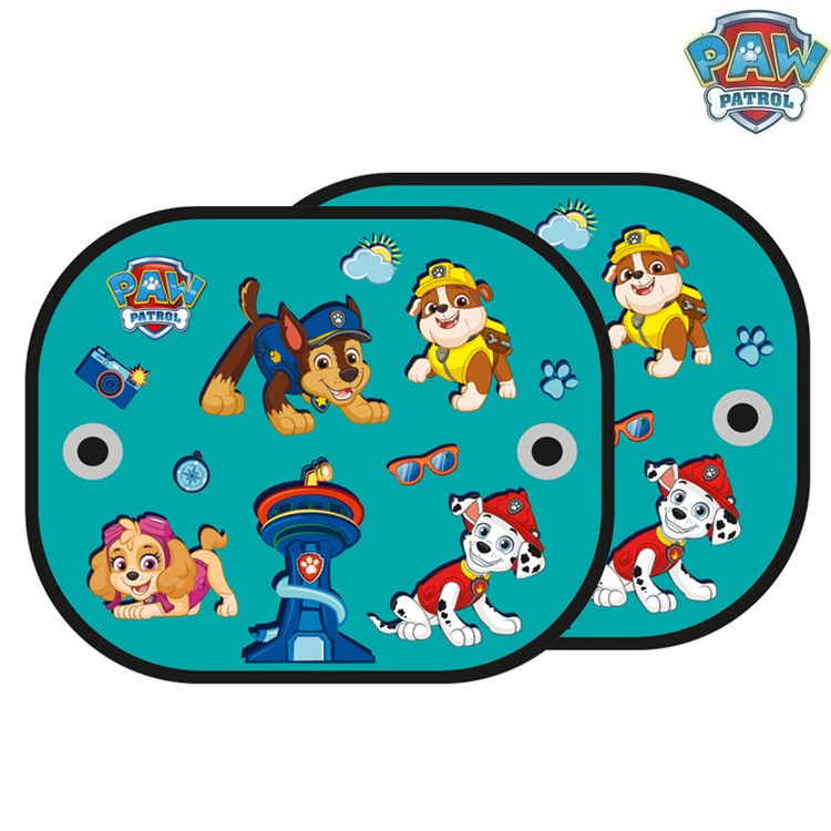 Car Sun Shade - Paw Patrol Green