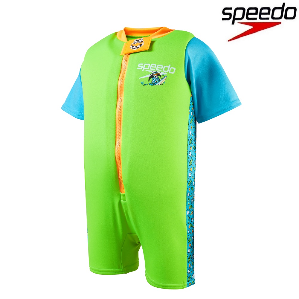 Float suit for kids Speedo Fluro Green