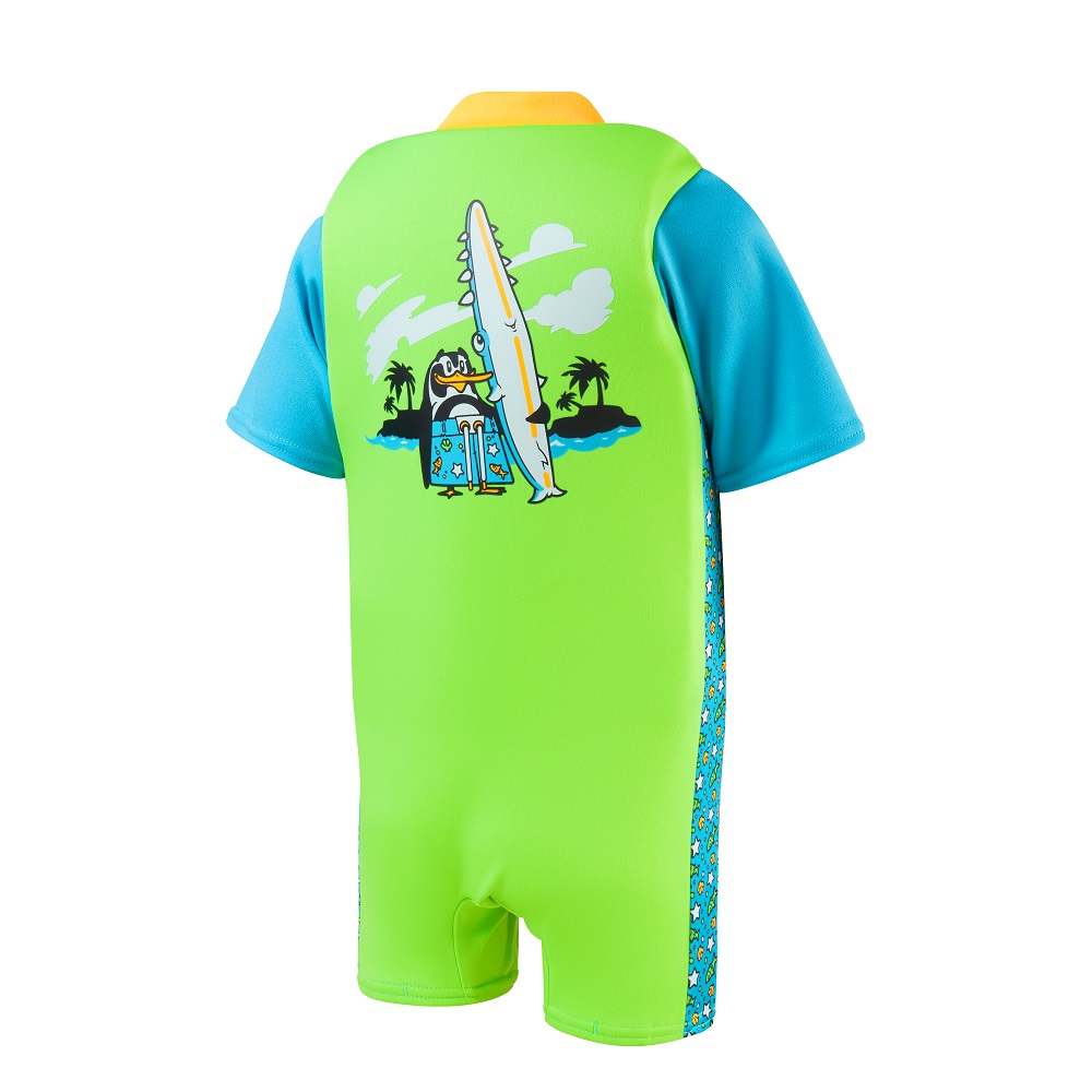 Float suit for kids Speedo Fluro Green