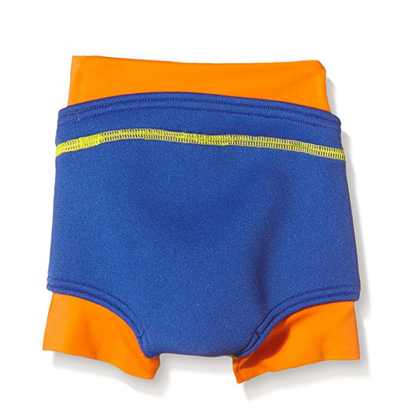 Baby swim diaper Speedo Swimnappy Blue and Orange