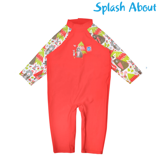 UV swim suit for children SplashAbout All in One Into the Woods