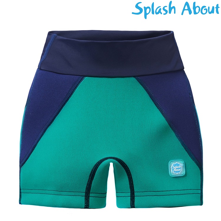 Diaper swim shorts SplashAbout Splash Jammers Jade