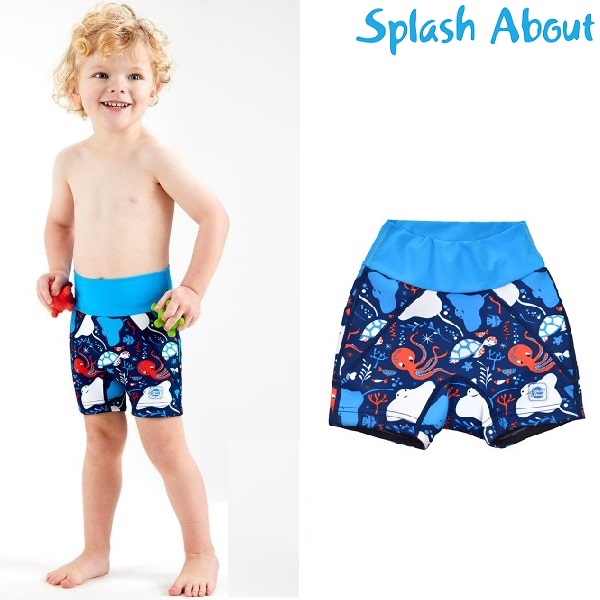 Diaper swim shorts SplashAbout Splash Jammers Under the Sea