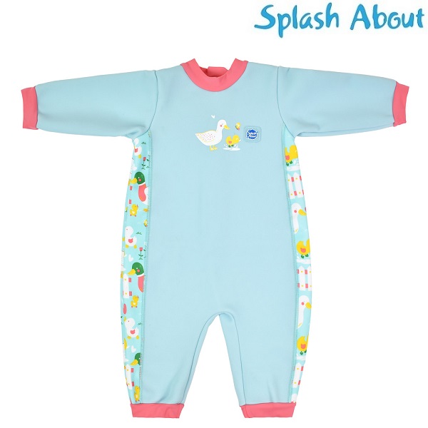 Lined wetsuit for kids and babies SplashAbout Warm In One Little Ducks