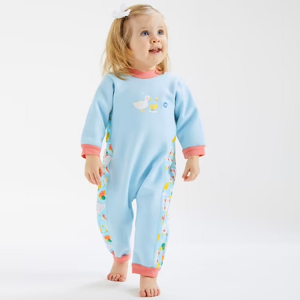 Lined wetsuit for kids and babies SplashAbout Warm In One Little Ducks