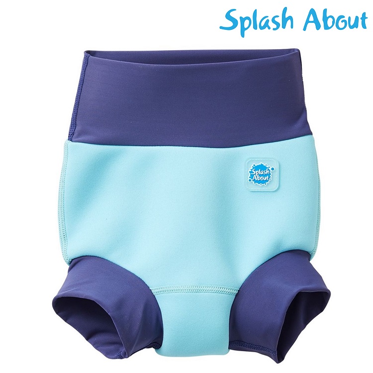 Reusable swim diaper SplashAbout Happy Nappy Blue Cobolt