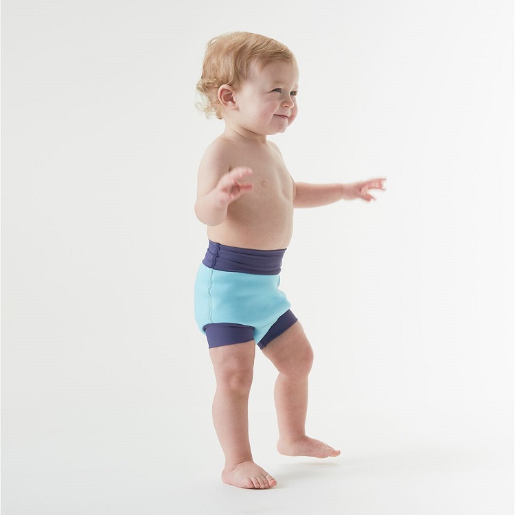 Reusable swim diaper SplashAbout Happy Nappy Blue Cobolt