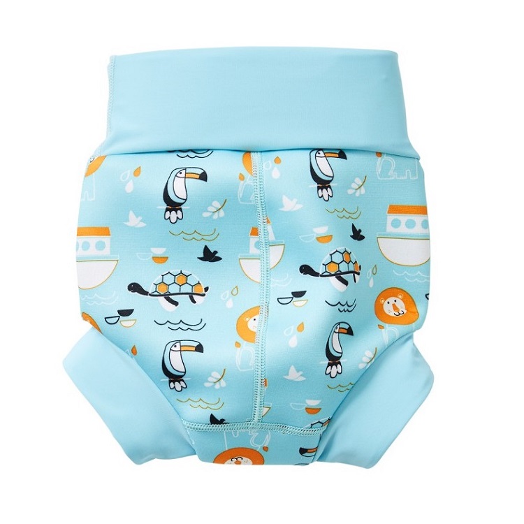 Reusable swim diaper SplashAbout Happy Nappy Noah's Ark