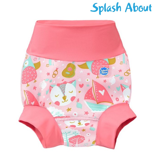 Reusable swim diaper SplashAbout Happy Nappy Owl and the Pussycat