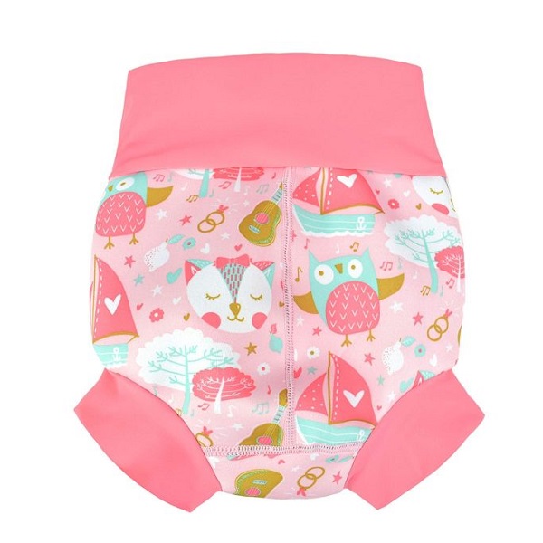 Reusable swim diaper SplashAbout Happy Nappy Owl and the Pussycat