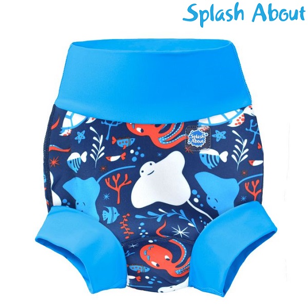 Reusable swim diaper SplashAbout Happy Nappy Under the Sea