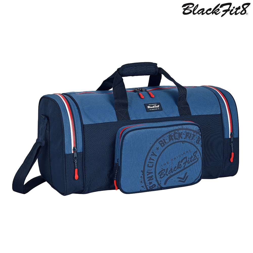 Duffle bag for kids Blackfit8 Stamps Sport Bag