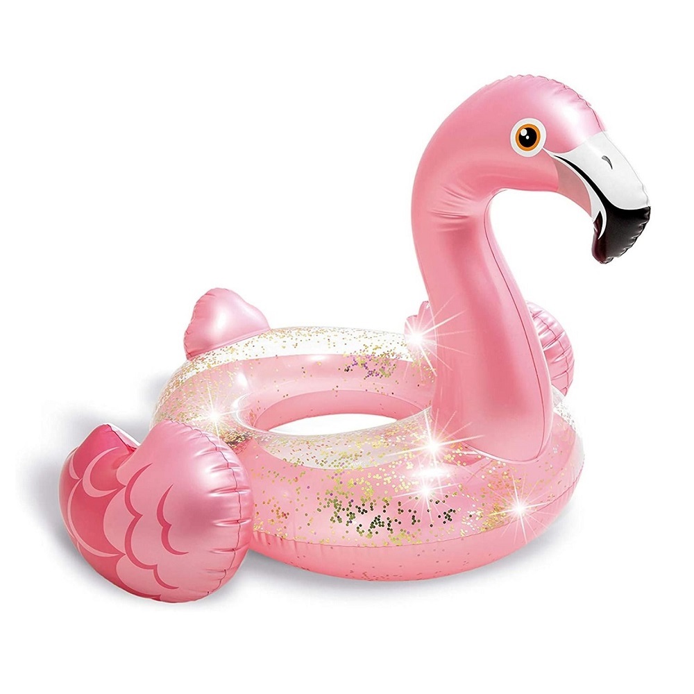 Inflatable swimring XL Intex Flamingo