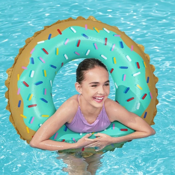 Inflatable swim ring XL Bestway Donut Mint