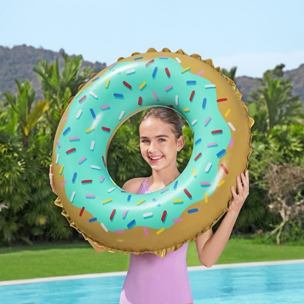 Inflatable swim ring XL Bestway Donut Mint