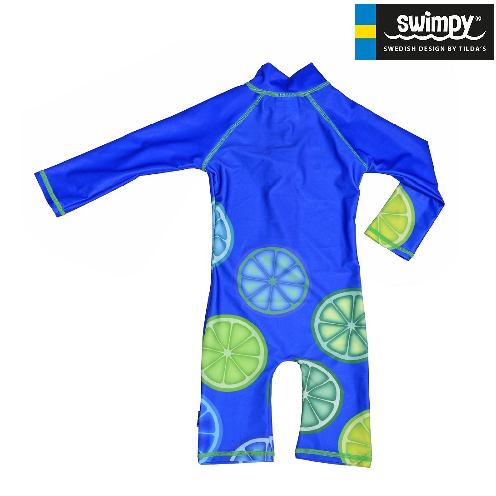 UV swimsuit for kids Swimpy Blue Lemon
