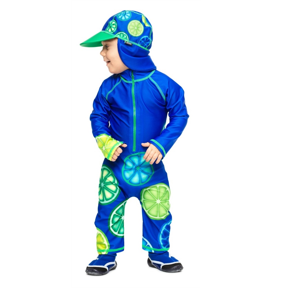 UV swim suit for children Swimpy Blue Lemon