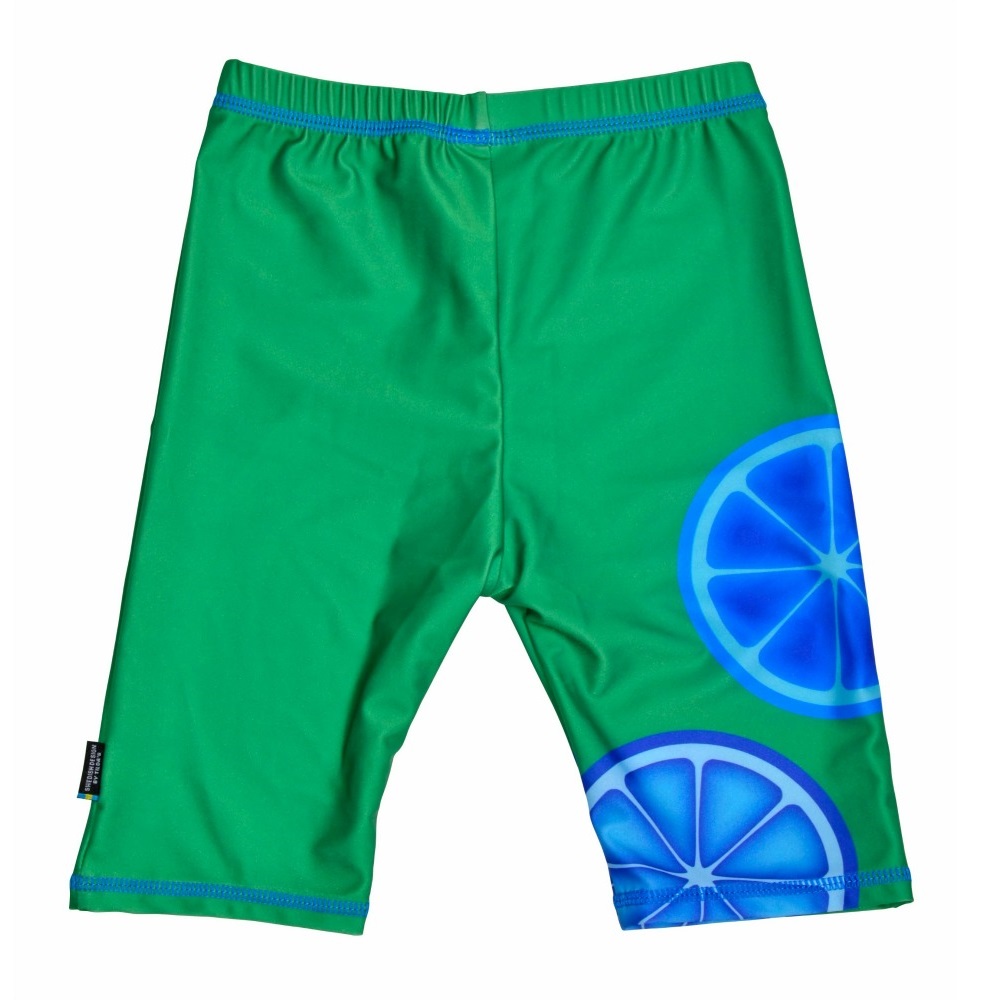 UV swim shorts for children Swimpy Blue Lemon