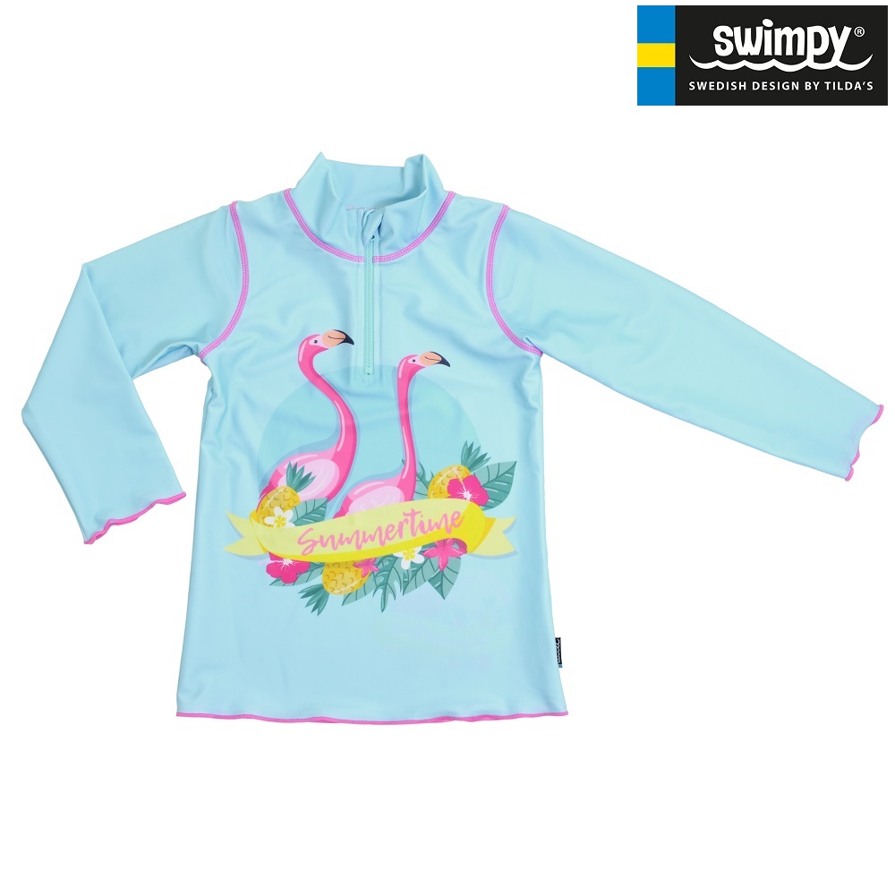 Rash guard for children Swimpy Flamingo
