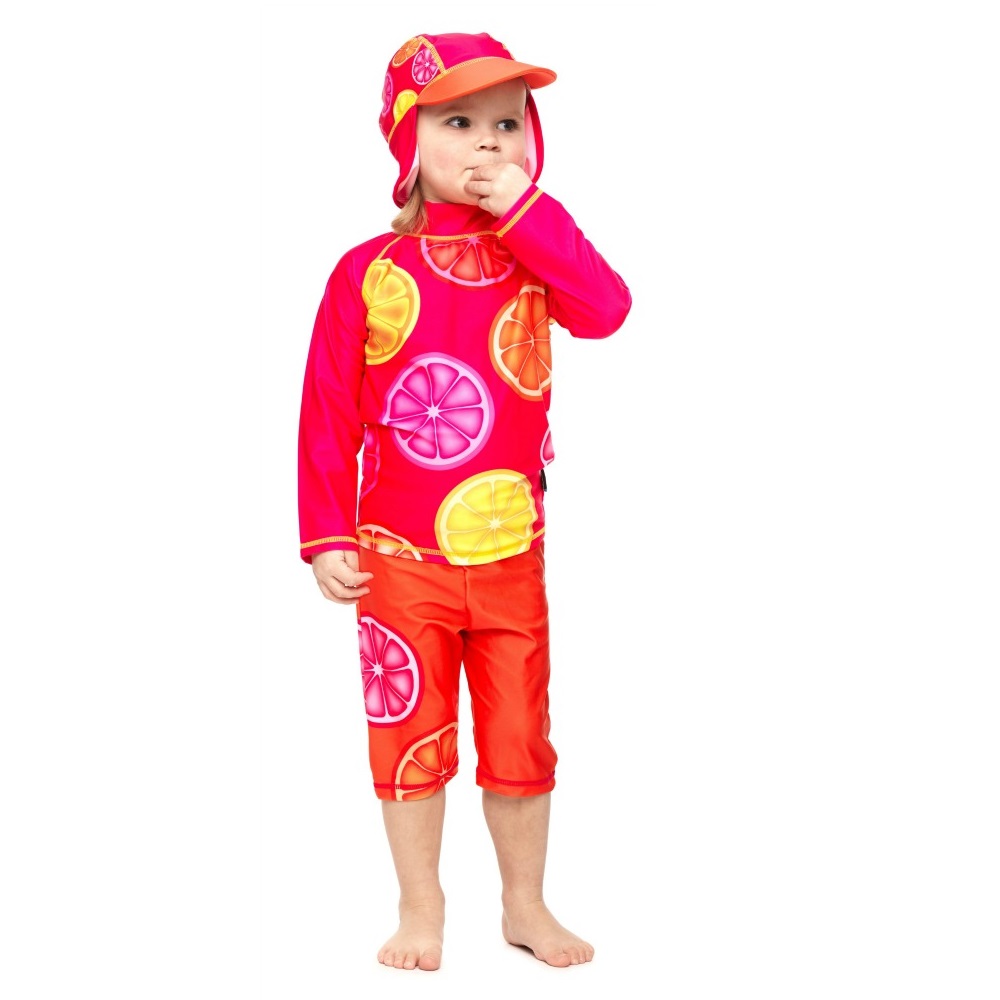 Rash guard for children Swimpy Pink Lemon