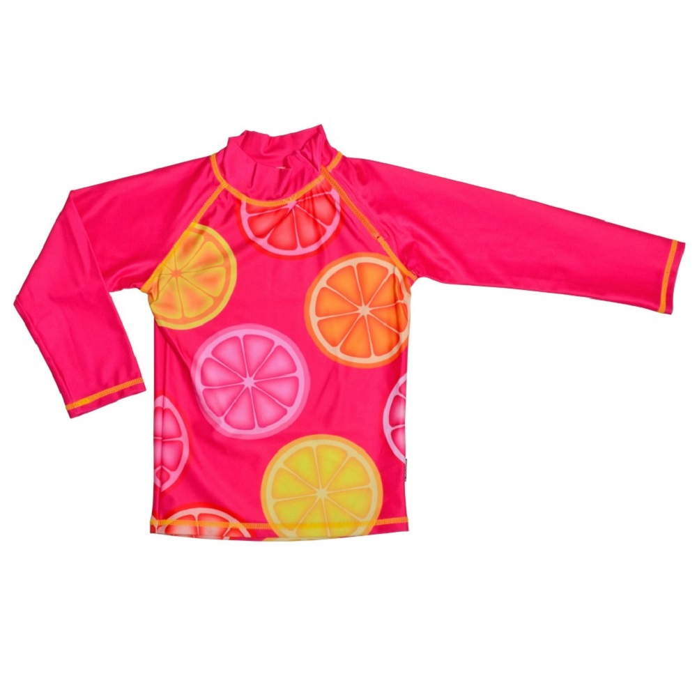 Rash guard for children Swimpy Pink Lemon
