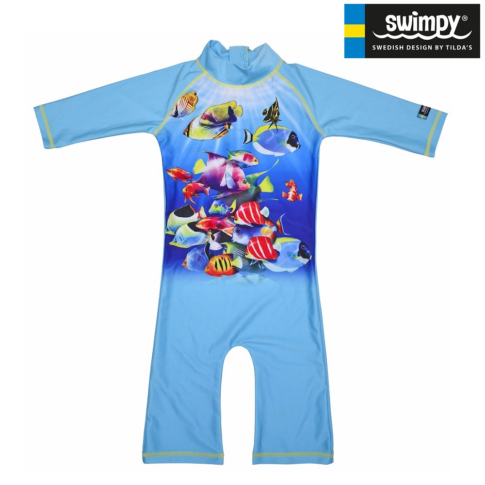 UV swimsuit for kids Swimpy Tropical Fish