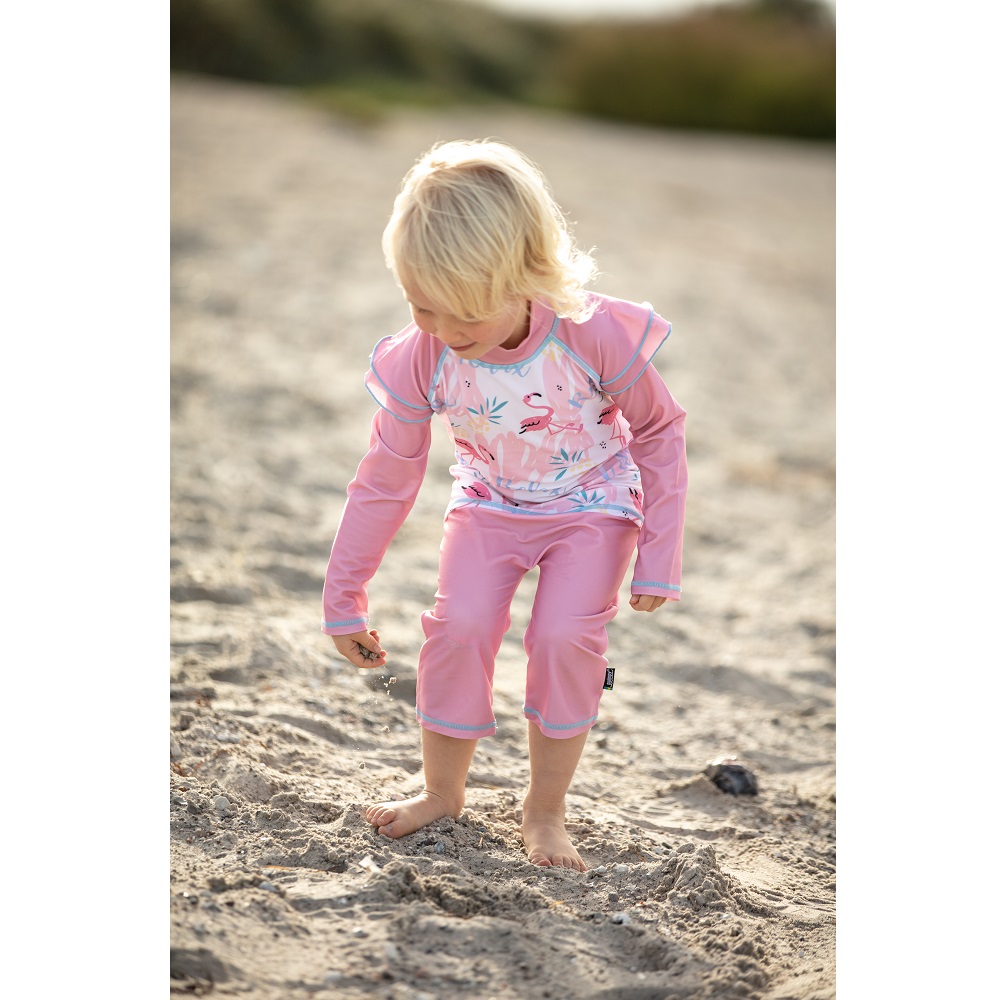 Childrens' UV swim suit Swimpy Flamingo