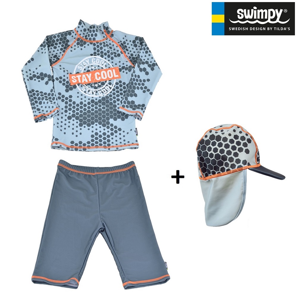 Children's UV rash guard and swim shorts Stay Cool