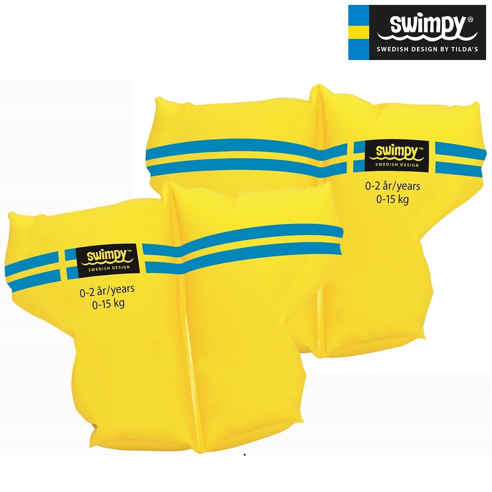 Inflatable swimming armbands Swimpy Yellow 0-2 years