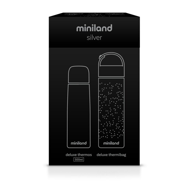 Thermos flask Miniland Deluxe Thermy Silver