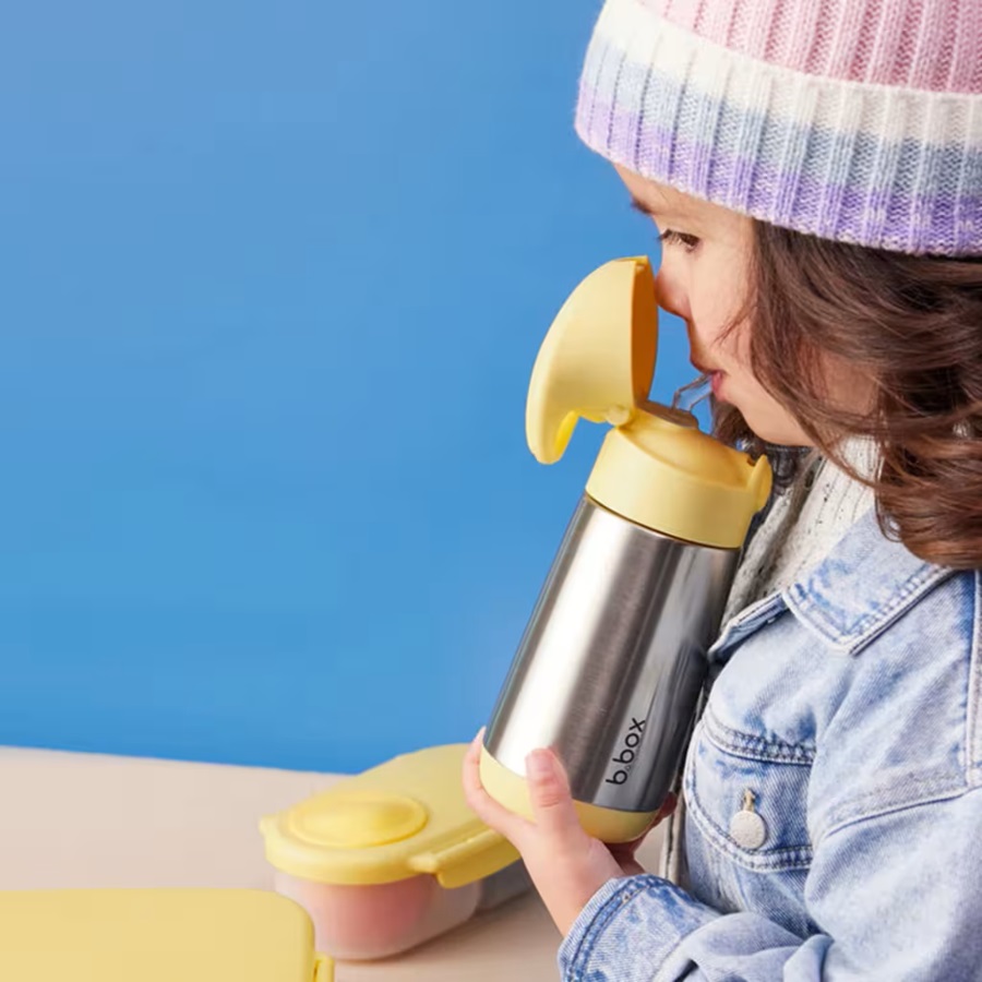 Thermos Flask B.box Insulated Drink Bottle Lemon Twist