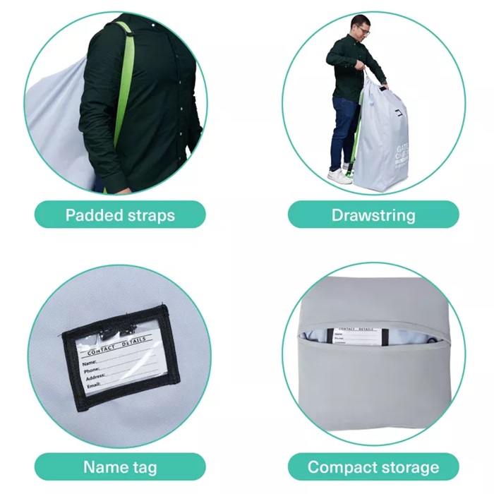 Transtport bag for pram Bramble Stroller Gate Check