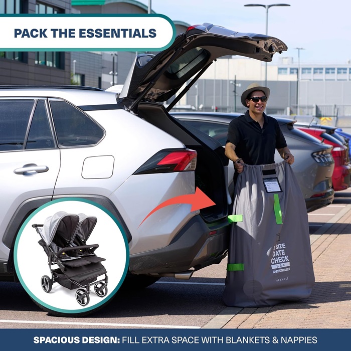 Travel bag for prams Bramble Gate Check XL