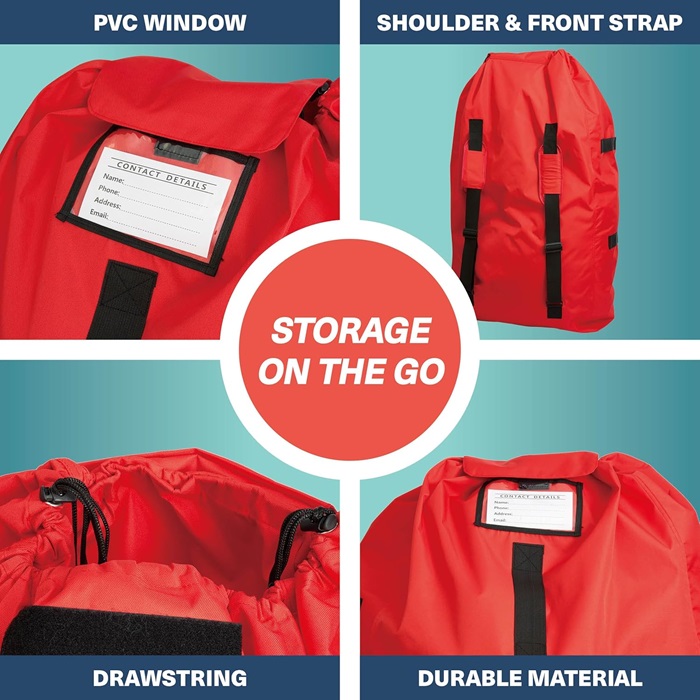 Travel Bag for Strollers - Bramble Pram Transport Bag XL Red