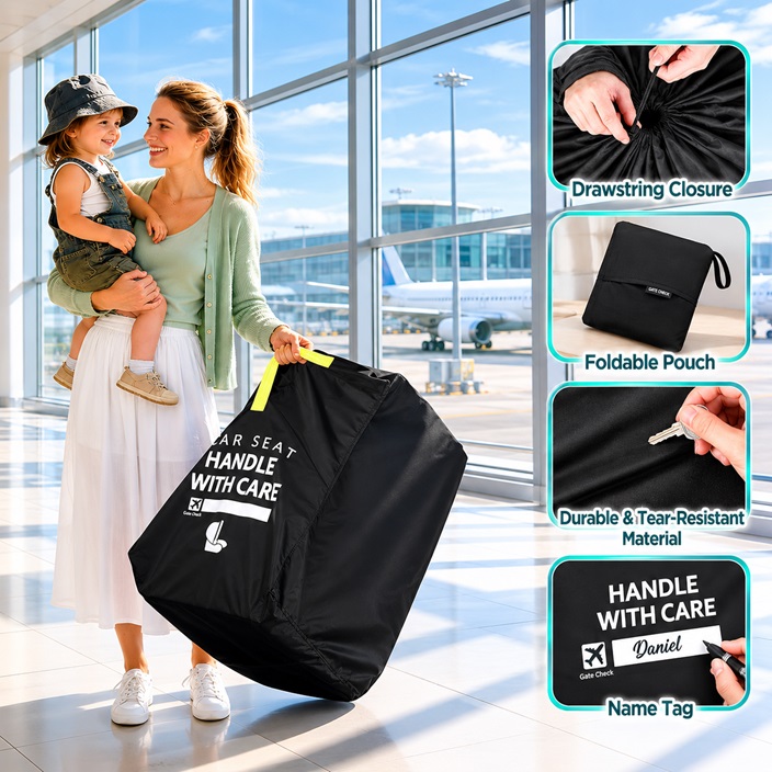 Travel Bag for Car Seats - Guiseapue Car Seat Bag