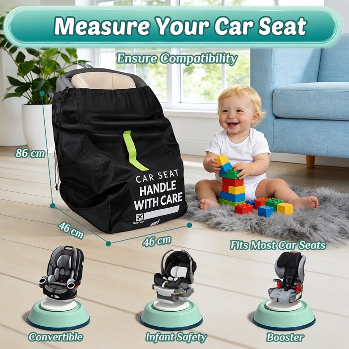 Travel Bag for Car Seats - Guiseapue Car Seat Bag