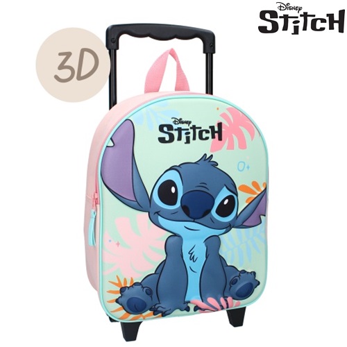 Trolley suitcase for kids Stich Sweet but Spacey